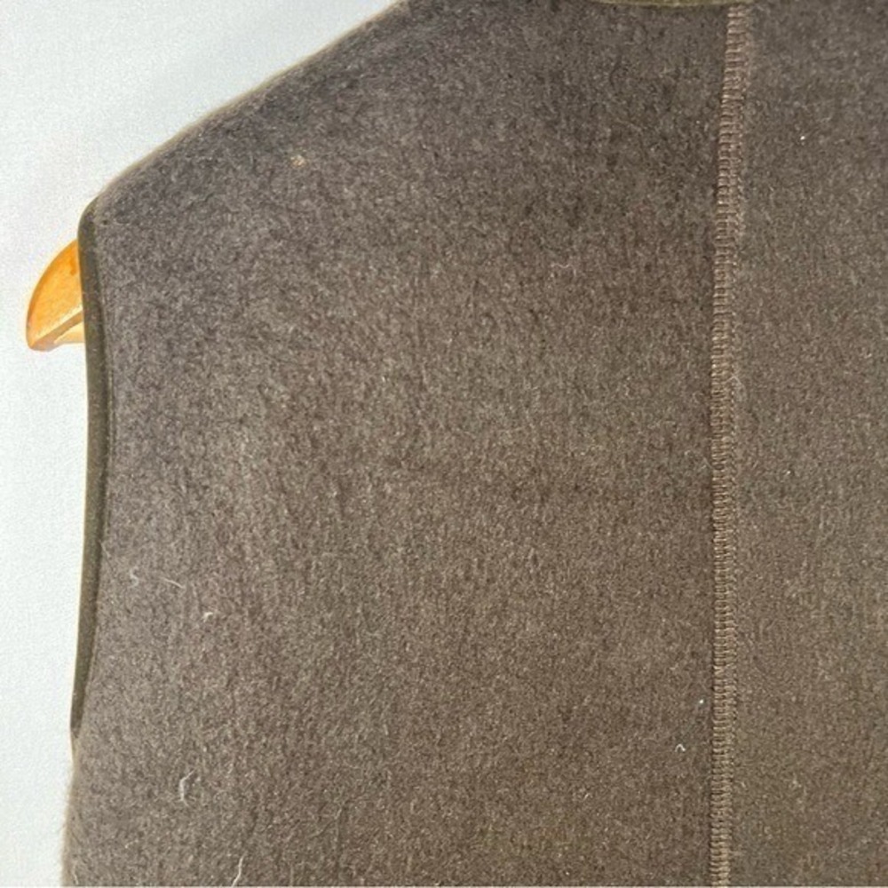 Banana Republic dark brown faux fur vest Size Small Vintage - Picture 4 of 7